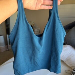 Lululemon Athletica Teal Shapewear Tank